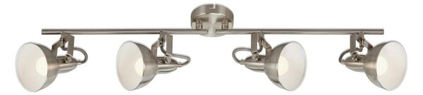 BRILONER Bodové svítidlo 79 cm 4x E14 40W satén-bílé BRILO 2049-042
