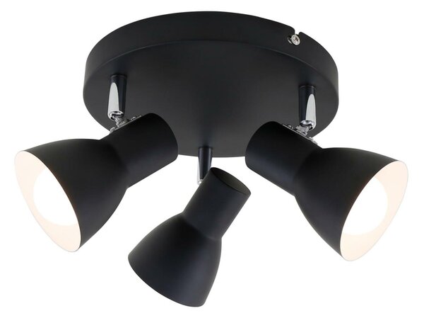 BRILONER Bodové svítidlo pr. 21 cm 3x E14 25W černá BRI 2860-035
