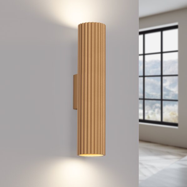 Sollux Lighting Nástěnné svítidlo KARBON 30 zlaté