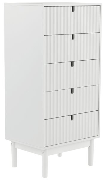 Jotex Bílá lakovaná komoda TOULUSE 55 x 40 cm