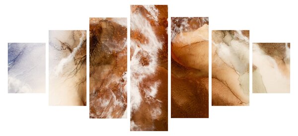 Obraz - Mramorová abstrakce (210x100 cm)
