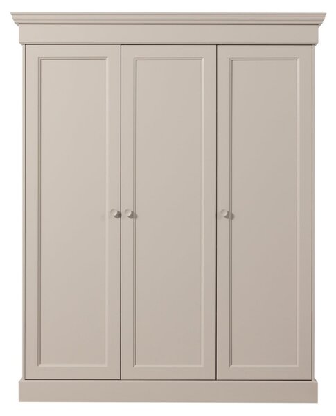 -25 % Dny MOMENTI– WOOOD Šedobéžová dřevěná skříň Oleia 212 x 171 cm