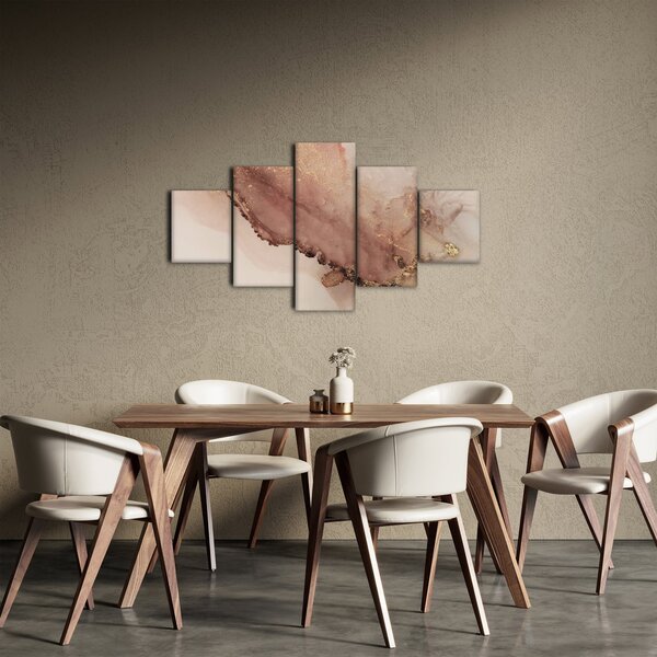 Obraz - Zlaté třpytky (125x70 cm)