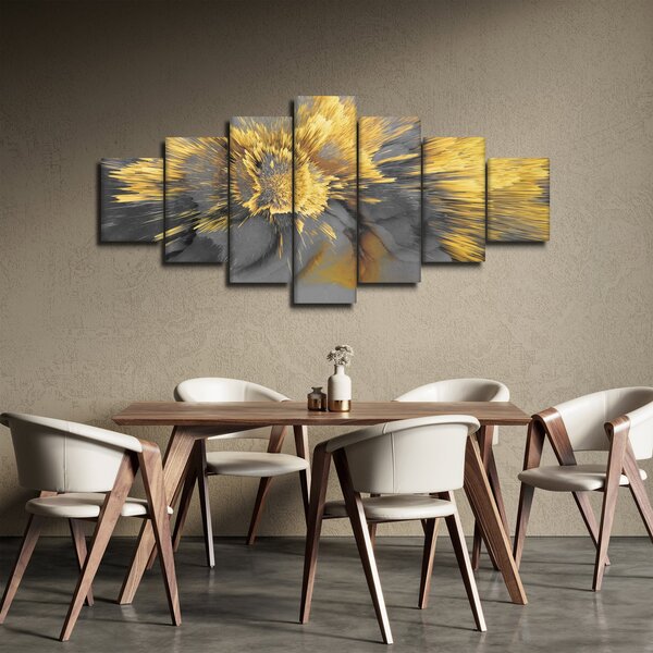 Obraz - Zlatá expanze (210x100 cm)