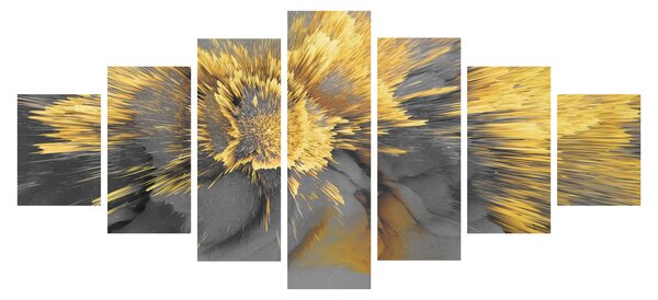 Obraz - Zlatá expanze (210x100 cm)