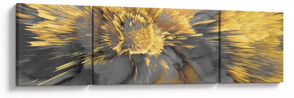 Obraz - Zlatá expanze (170x50 cm)