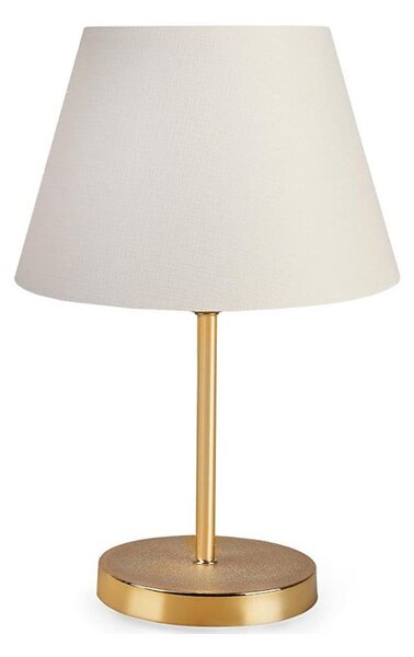 Stolní lampa AYD 1xE27/60W/230V bílá/zlatá