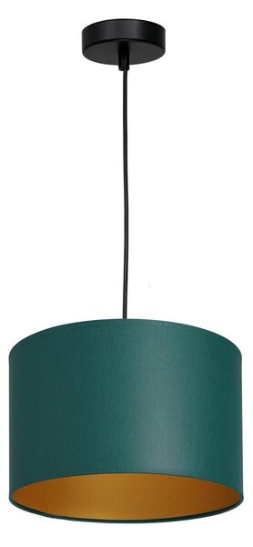 Lustr na lanku ARDEN 1xE27/60W/230V pr. 25 cm zelená/zlatá