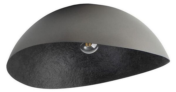 Přisazený lustr SOLARIS 1xE27/60W/230V stříbrná/černá