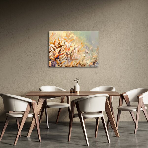 Obraz - Malované rostliny (70x50 cm)