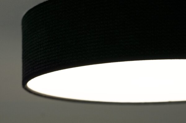Duolla - LED Stropní svítidlo CORTINA LED/26W/230V pr. 30 cm 4000K černá