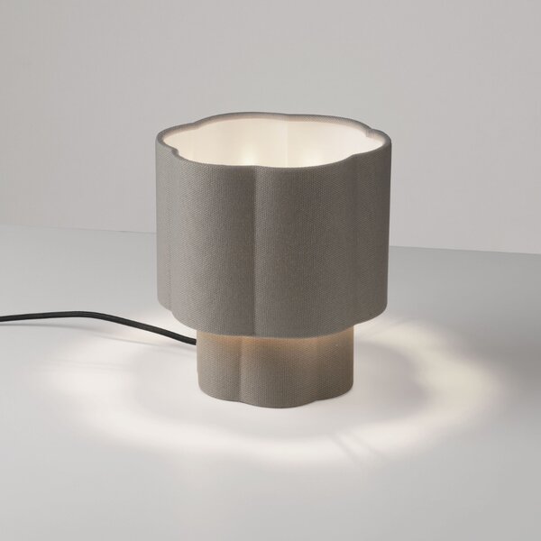 Nova Luce Šedá stolní lampa Bloosy