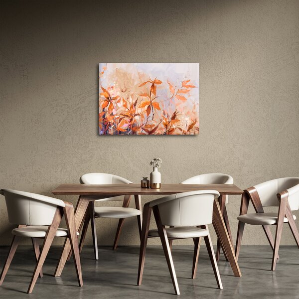 Obraz - Malované květiny (70x50 cm)