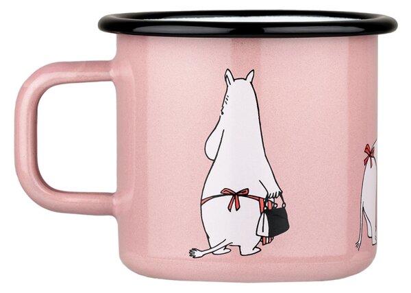 Muurla Hrnek Moominmamma 0,37l, smalt / růžový