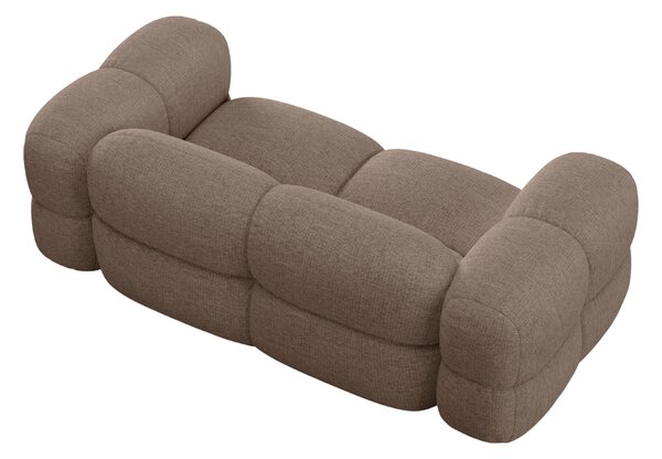 -25 % Dny MOMENTI– Cosmopolitan Design Světle hnědá trojmístná pohovka Loretto 210 cm