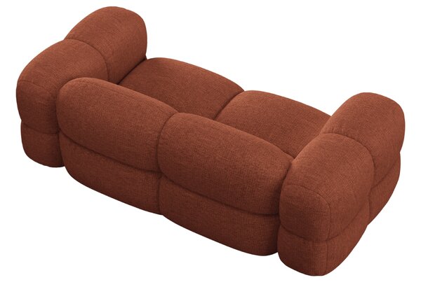 -25 % Dny MOMENTI– Cosmopolitan Design Terakotově oranžová trojmístná pohovka Loretto 210 cm