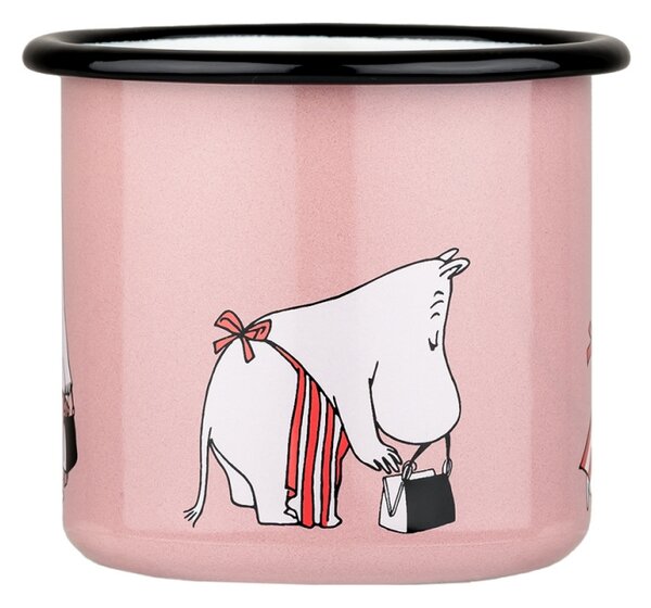Muurla Hrnek Moominmamma 0,37l, smalt / růžový