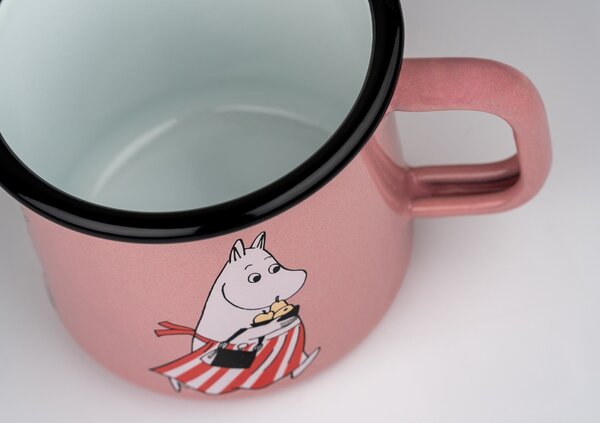 Muurla Hrnek Moominmamma 0,37l, smalt / růžový