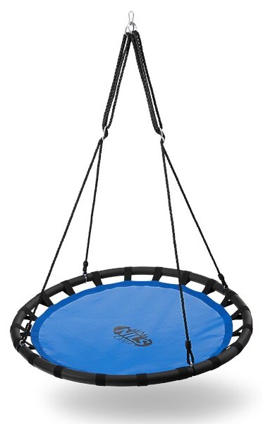Zahradní houpačka NILS CAMP Čapí hnízdo 110 cm NB5035 Modrá