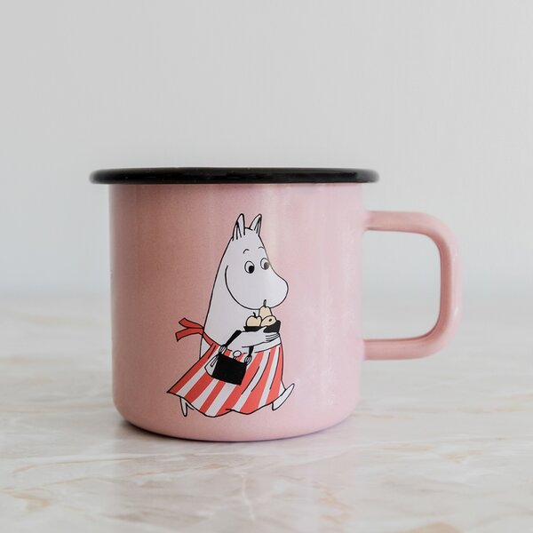 Muurla Hrnek Moominmamma 0,37l, smalt / růžový