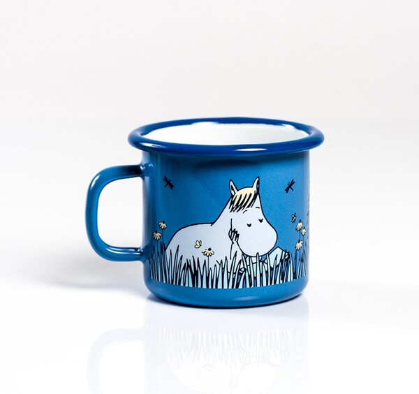 Muurla Hrnek Moomin Friends 0,25l, smalt / modrý