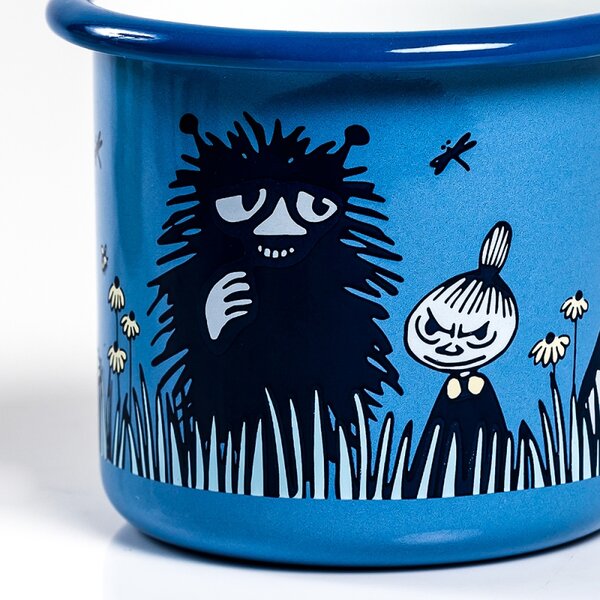 Muurla Hrnek Moomin Friends 0,25l, smalt / modrý
