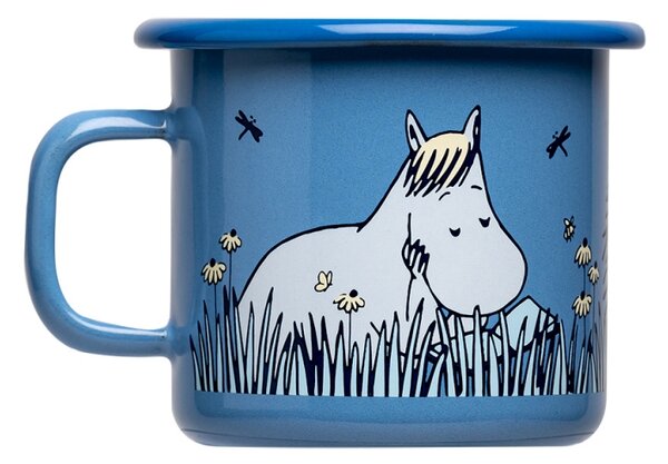 Muurla Hrnek Moomin Friends 0,25l, smalt / modrý