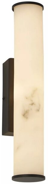 Searchlight 61185-1BK Stmívatelné nástěnné LED svítidlo MARBLE IP44, ČERNÉ