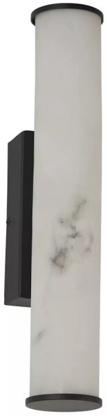 Searchlight 61185-1BK Stmívatelné nástěnné LED svítidlo MARBLE IP44, ČERNÉ