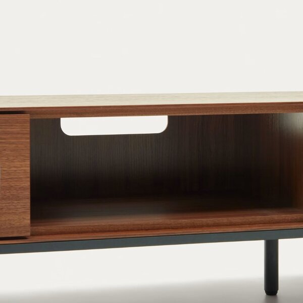 Ořechový TV stolek Kave Home Vedrana 195 x 40 cm