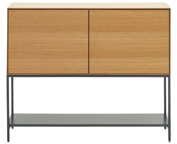 Dubová komoda Kave Home Vedrana 98 x 40 cm