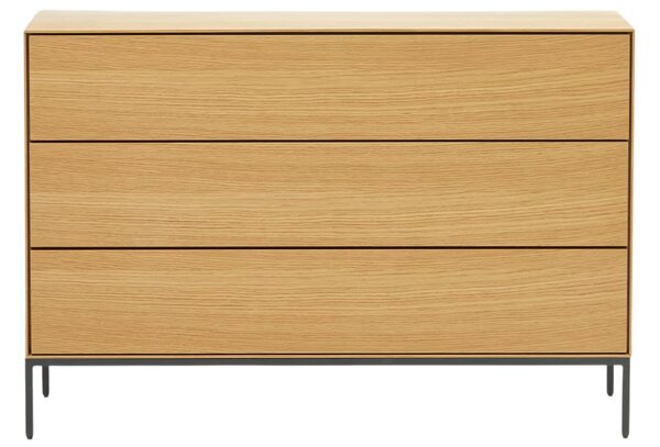 Dubová komoda Kave Home Vedrana 110 x 40 cm