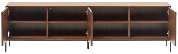 Ořechový TV stolek Kave Home Vedrana II. 195 x 40 cm