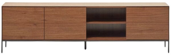 Ořechový TV stolek Kave Home Vedrana II. 195 x 40 cm
