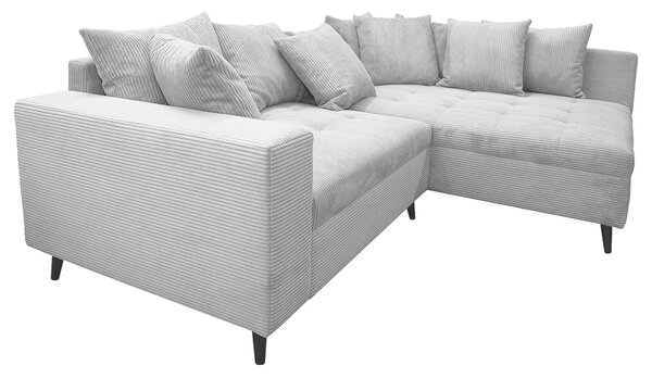 ROHOVÁ SEDAČKA, textil, světle šedá MID.YOU - Sedací soupravy, Online Only