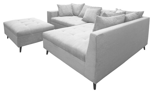 ROHOVÁ SEDAČKA, textil, světle šedá MID.YOU - Sedací soupravy, Online Only