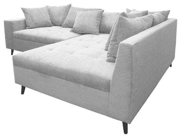 ROHOVÁ SEDAČKA, textil, světle šedá MID.YOU - Sedací soupravy, Online Only