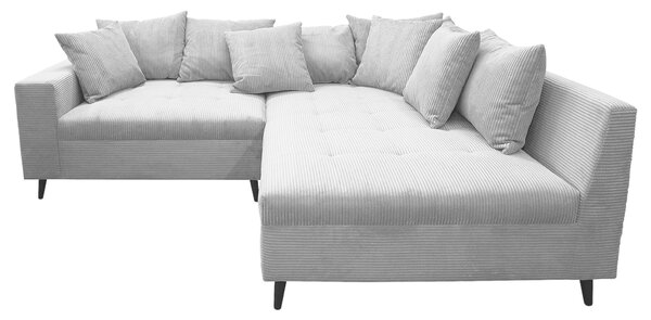 ROHOVÁ SEDAČKA, textil, světle šedá MID.YOU - Sedací soupravy, Online Only