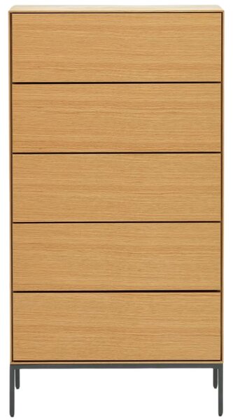 Dubová komoda Kave Home Vedrana 60 x 40 cm