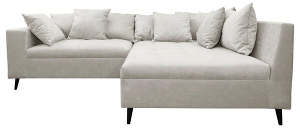 ROHOVÁ SEDAČKA, textil, světle šedá MID.YOU - Sedací soupravy, Online Only