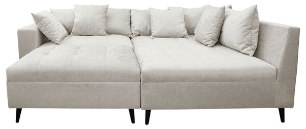 ROHOVÁ SEDAČKA, textil, světle šedá MID.YOU - Sedací soupravy, Online Only