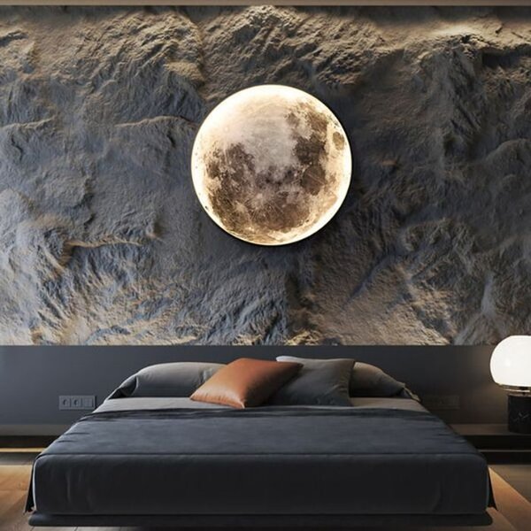 Abigali Moon nástěnné svítidlo 1x24 W bílá-černá MOON