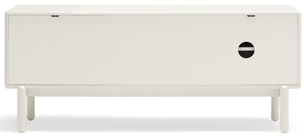 -25 % Dny MOMENTI– Krémově bílý lakovaný TV stolek Teulat Corvo 140 x 40 cm