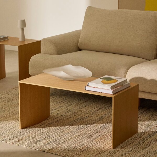 Kave Home Dubový konferenční stolek Litto 90 x 45 cm