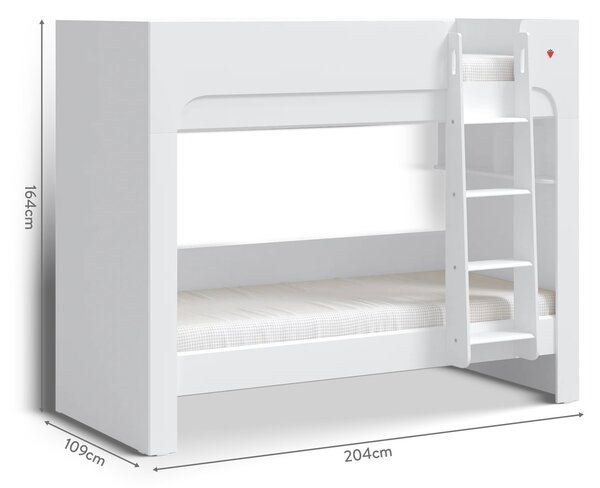 Čilek Patrová postel 90x200 cm Varia White