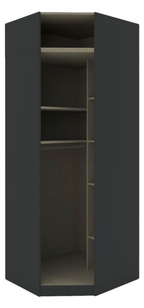 KORPUS ROHOVÉ SKŘÍNĚ, antracitová, 91,1/242,2/91,1 cm Hom`in - Šatní skříně