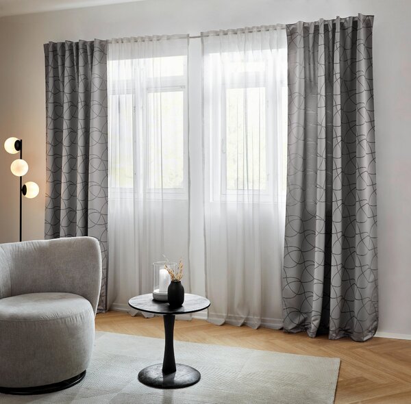 HOTOVÝ ZÁVĚS, neprůsvitné, 140/245 cm Dieter Knoll - Závěsy