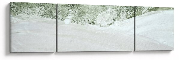 Obraz - Abstrakce štětci (170x50 cm)