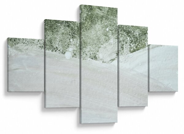 Obraz - Abstrakce štětci (125x70 cm)