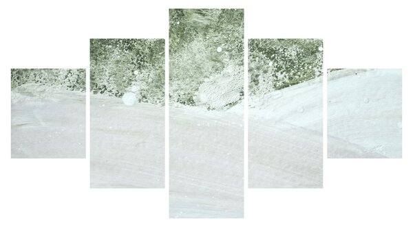 Obraz - Abstrakce štětci (125x70 cm)